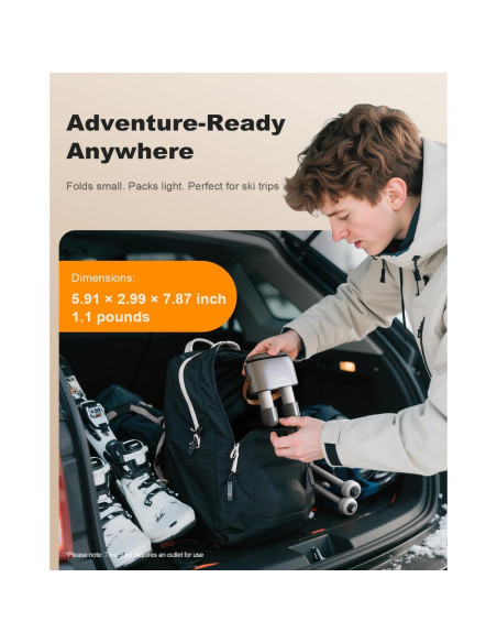 Secador de Botas SOTHING DSHJ-S-2101 95W 3 Niveles Calor