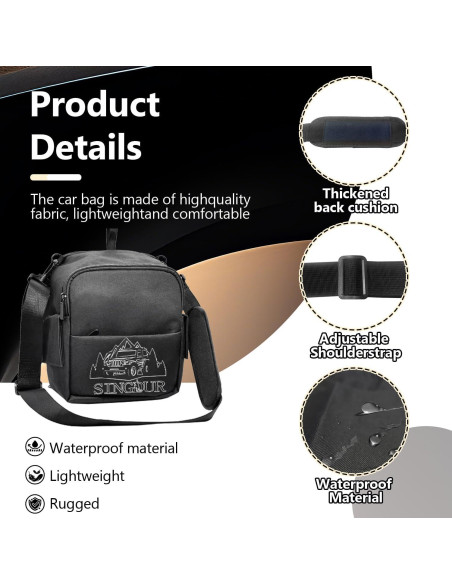 Mochila Multifuncional Singdur para Toyota RAV4 2019-2025
