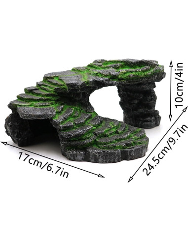 Plataforma de Sol para Tortugas ZIXIANGKEJI 17x10.2cm Resina