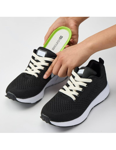 Plantillas de Cuero para Mujeres CCSOFTIME Talla 11 Verde