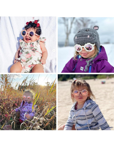Gafas de sol COCOSAND para bebés 3-24 meses, polarizadas