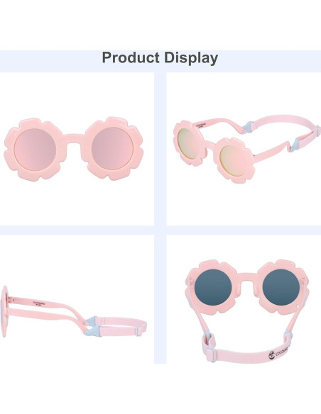 Gafas de sol COCOSAND para bebés 3-24 meses, polarizadas