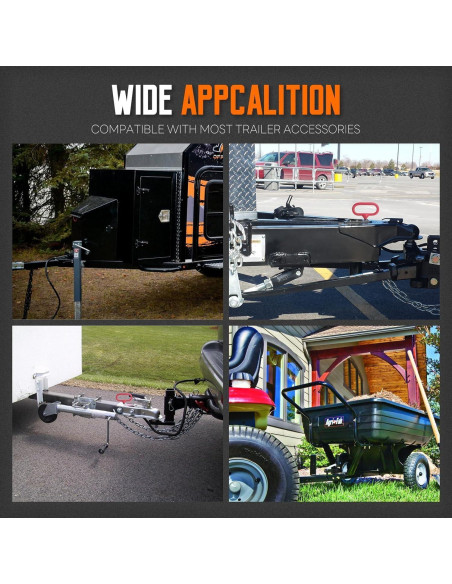 Pasador de Enganche LOUZAGO 2 Pcs 1.9 x 12.7 cm Acero