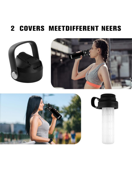 Botella de Agua Aislada Coolpei 532ml con Infusor de Té