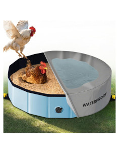 Bañera de Polvo para Pollos Starotatess 81 cm Plegable