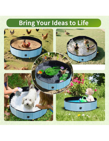 Bañera de Polvo para Pollos Starotatess 81 cm Plegable