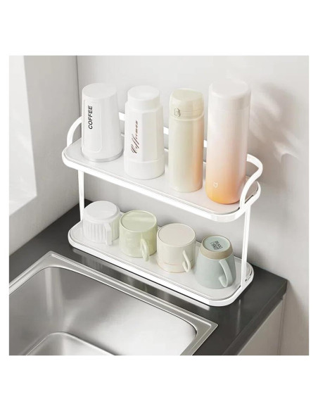 Soporte para Secar Botellas HZBL-LP Doble Capa 32x12.7x20.3cm