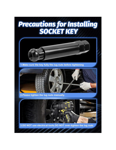 Llave de zócalo 6 puntos SKCOAUTO 19mm y 21mm 2 piezas