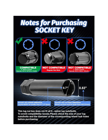 Llave de zócalo 6 puntos SKCOAUTO 19mm y 21mm 2 piezas