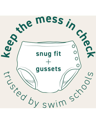 Pañal de Natación Reutilizable i play Eco Snap 6 Meses