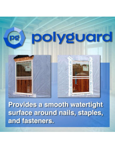 Cinta de Sellado Impermeable Polyguard 10.16cm x 30.48m 2