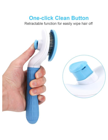 Cepillo Autolimpiante para Perros y Gatos Agile - 19.3x11.1cm