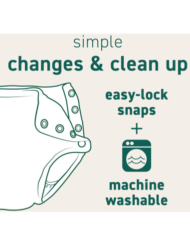 Pañal de Natación Reutilizable i play Eco Snap 6 Meses