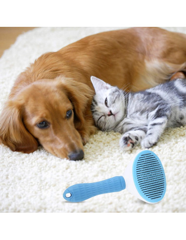 Cepillo Autolimpiante para Perros y Gatos Agile - 19.3x11.1cm