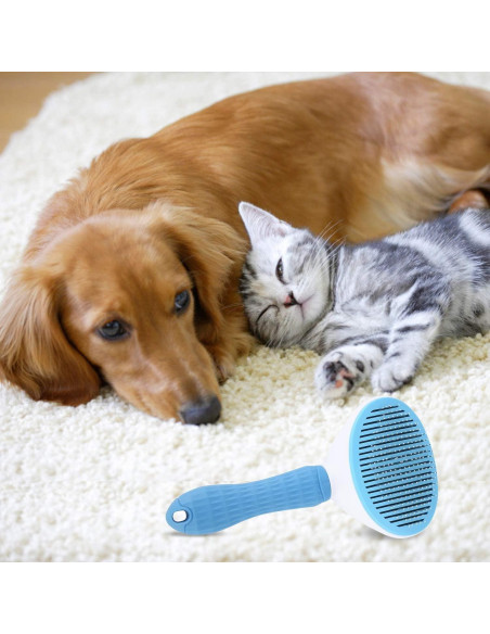 Cepillo Autolimpiante para Perros y Gatos Agile - 19.3x11.1cm