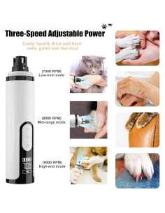 Cortador de Uñas Silencioso GROTOLY Pro 3 Velocidades 2