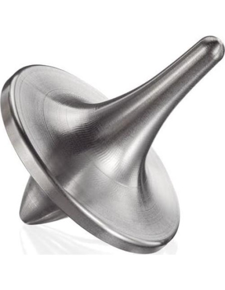 Trompo de Acero Inoxidable ForeverSpin - Juguete de Arte Duradero