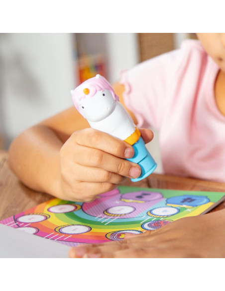 Melissa & Doug Sticker Wow! Paquete Perro y Unicornio 2 Cuadernos 600 Pegatinas