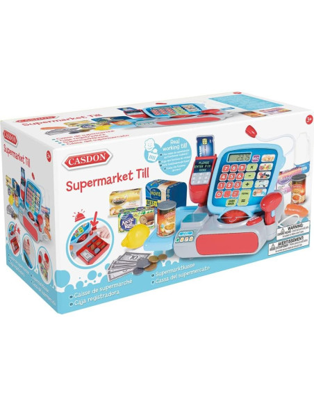 Caja Registradora Interactiva Casdon 664 para Niños 3 Años