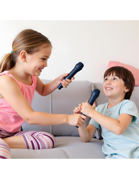 Juguete Micrófono de Plástico para Niños - Presentaciones y Lectura