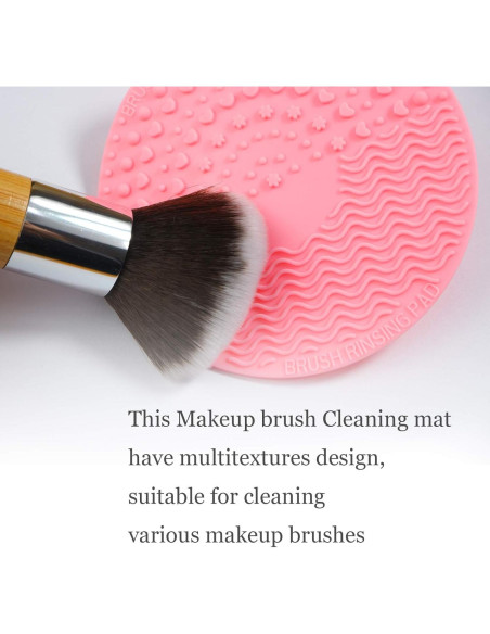 Alfombrilla de Limpieza de Brochas Veibeau 10 cm Silicona