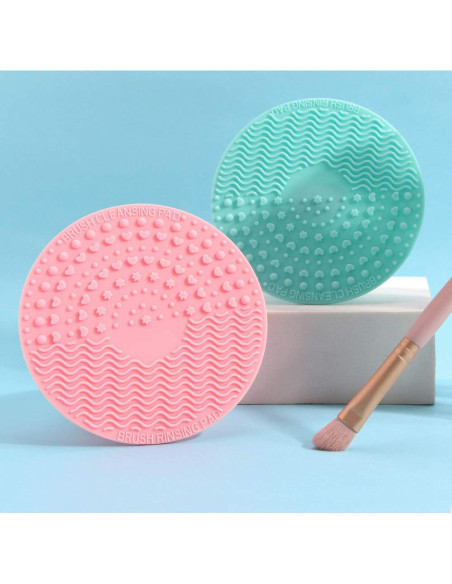 Alfombrilla de Limpieza de Brochas Veibeau 10 cm Silicona