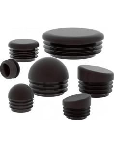 Tapones para Tubos Redondos MOCAP RN - 15mm LDPE Gris (qty100) 2