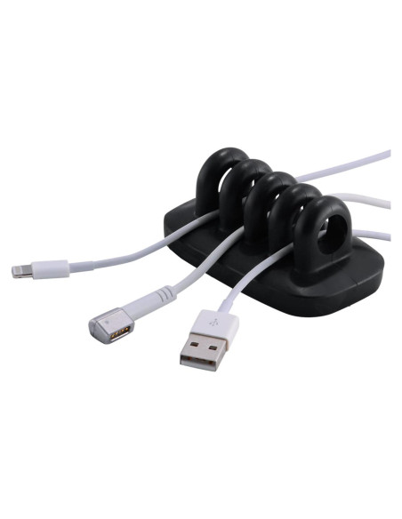 Soporte de Clip para Cable JacobsParts MLT-CD-BLK Negro