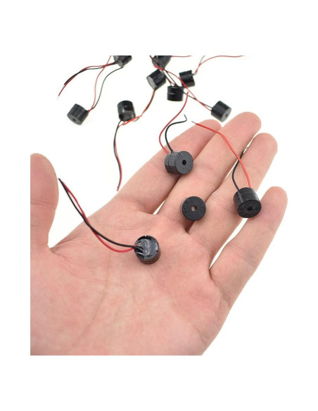 Buzzer Electrónico Hahiyo YMD-12095 5V DC 12x9.5mm 12 Piezas