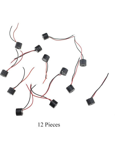 Buzzer Electrónico Hahiyo YMD-12095 5V DC 12x9.5mm 12 Piezas
