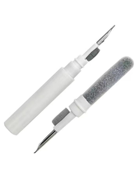Kit de Limpieza para Auriculares Rqker 4 en 1 Blanco