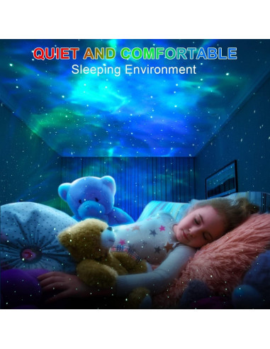 Proyector de Estrellas Astronauta Meixinsi MXS-006A 3D Luz Nocturna