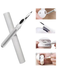Kit de Limpieza para Auriculares Rqker 4 en 1 Blanco 2