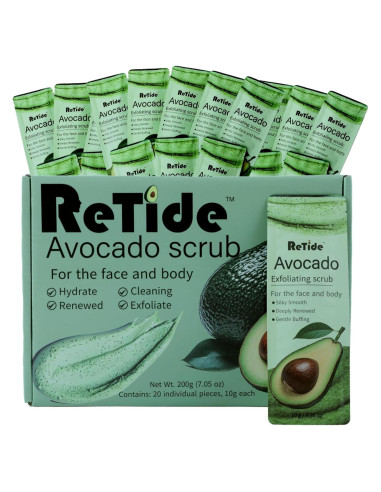 Exfoliante Corporal de Aguacate Retide - 20 Sachets de 10g