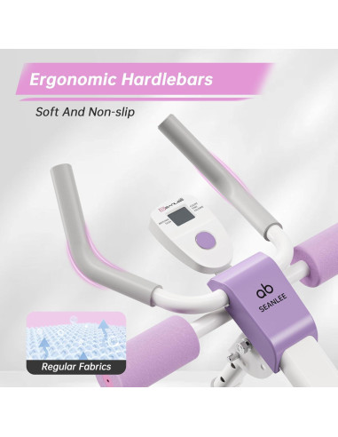 Máquina de Abdominales Seanlee Core Ajustable con Monitor LCD