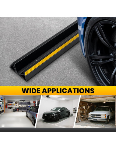 Tope de Rueda para Estacionamiento HOXWELL 2 Pcs 44.45 cm