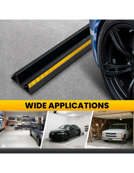 Tope de Rueda para Estacionamiento HOXWELL 2 Pcs 44.45 cm