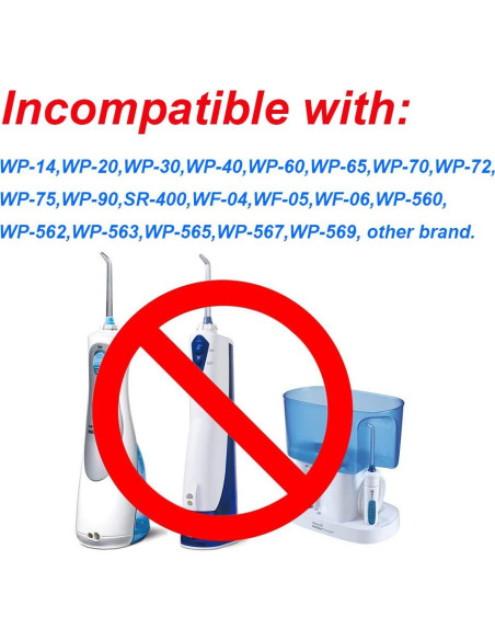 Cabezas de Cepillo RONSIT para Irrigador Waterpik - Juego de 2