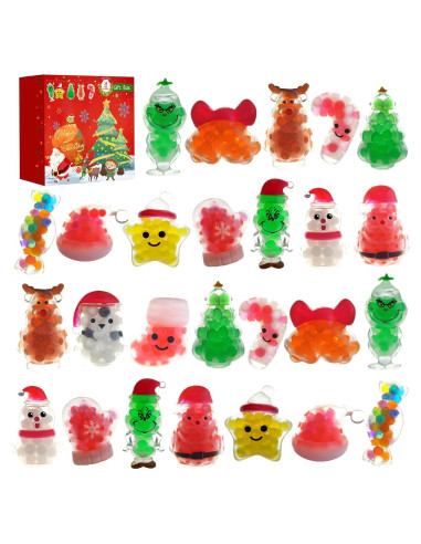 28 Piezas Juguetes Squishies Navidad TCRDDQF Alivio Estrés