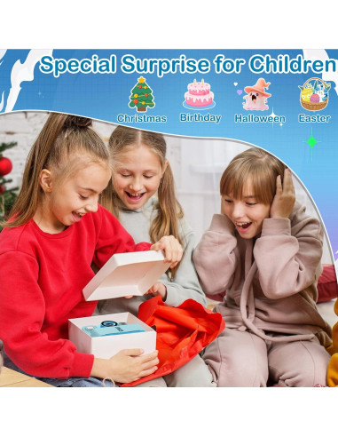 Cámara Instantánea Digital para Niños Nreonrick Azul 32GB