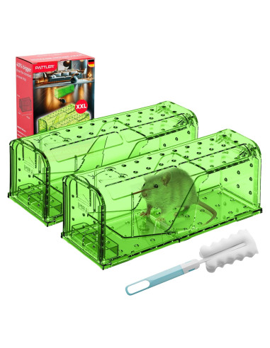 Trampa Humana para Ratones PATTLER Verde - Paquete de 2