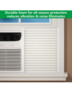 Panel Aislante de Aire Acondicionado SZZSAF 2 Piezas 5x5 cm Blanco 2