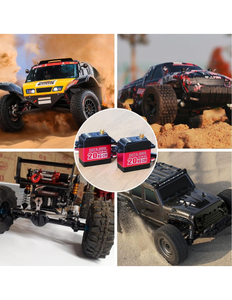 Servo Motor Digital 20KG LewanSoul LD-20MG 180 a Prueba de Agua