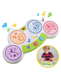 Tambor de Toque Mágico HAP-P-KID para Niños 1-5 Años