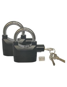 Candado de Alarma Lianshi 110dBA Antirrobo 2 Piezas