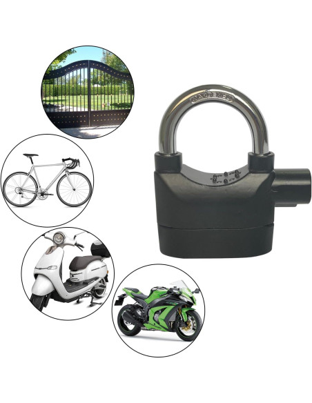 Candado de Alarma Lianshi 110dBA Antirrobo 2 Piezas