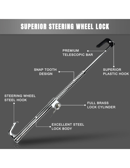 Dispositivo Antirrobo ROADGIVE para Volante y Pedal de Freno