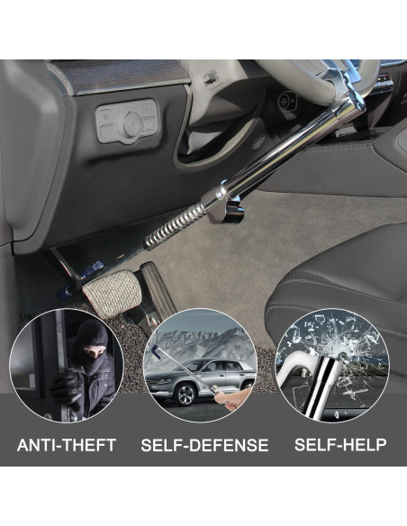 Dispositivo Antirrobo ROADGIVE para Volante y Pedal de Freno