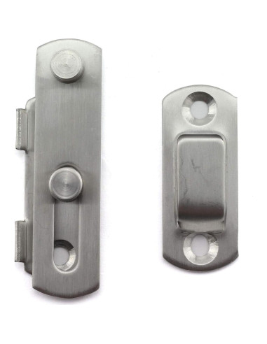 Pestillo de Puerta Tegg 2 Piezas Acero Inoxidable 70x50mm