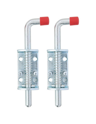 Cerrojo de Barril de Metal NATGAI 16.5 cm Resorte Pesado 2 Unidades